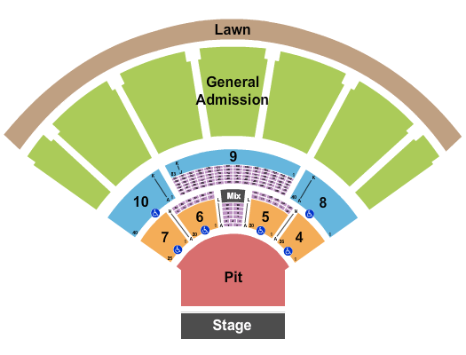 The MidFlorida Credit Union Amphitheatre RÜFÜS DU SOL Seating Chart